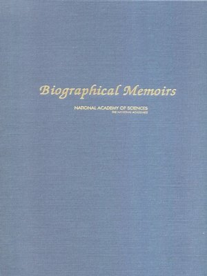 cover image of Biographical Memoirs, Volume 90